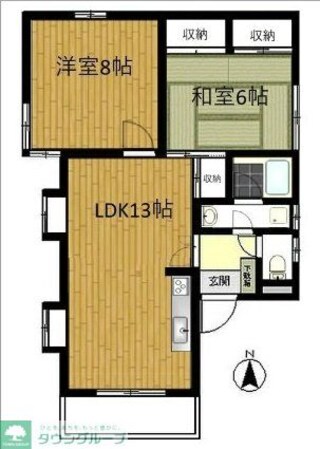 マ・メゾンの物件間取画像